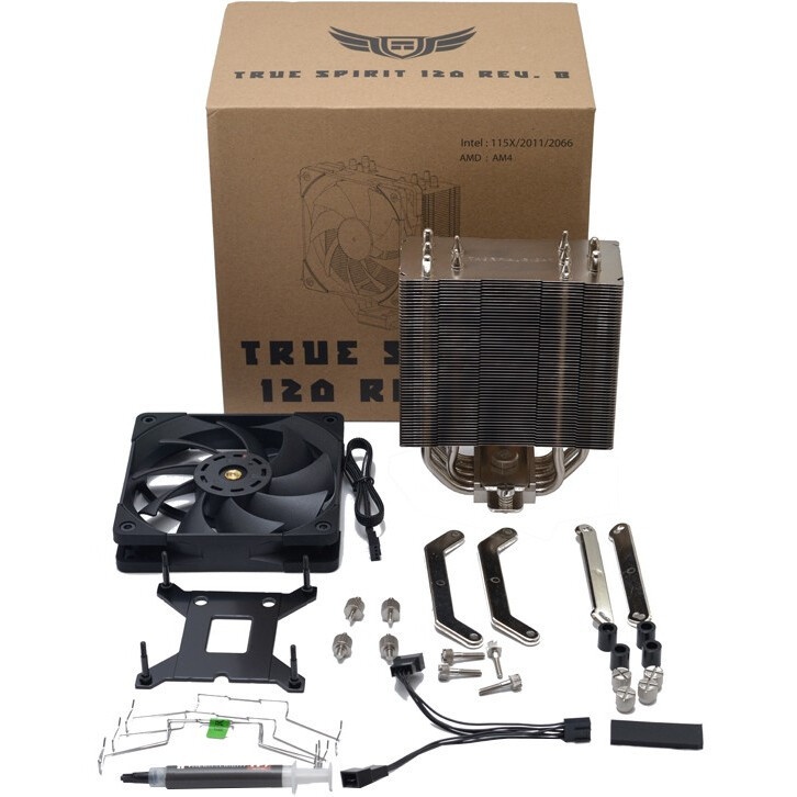 Кулер для процессора Thermalright Royal Knight 120 SE White (4-pin PWM, 155mm, Ni/Cu, 6x6mm, 2x120mm
