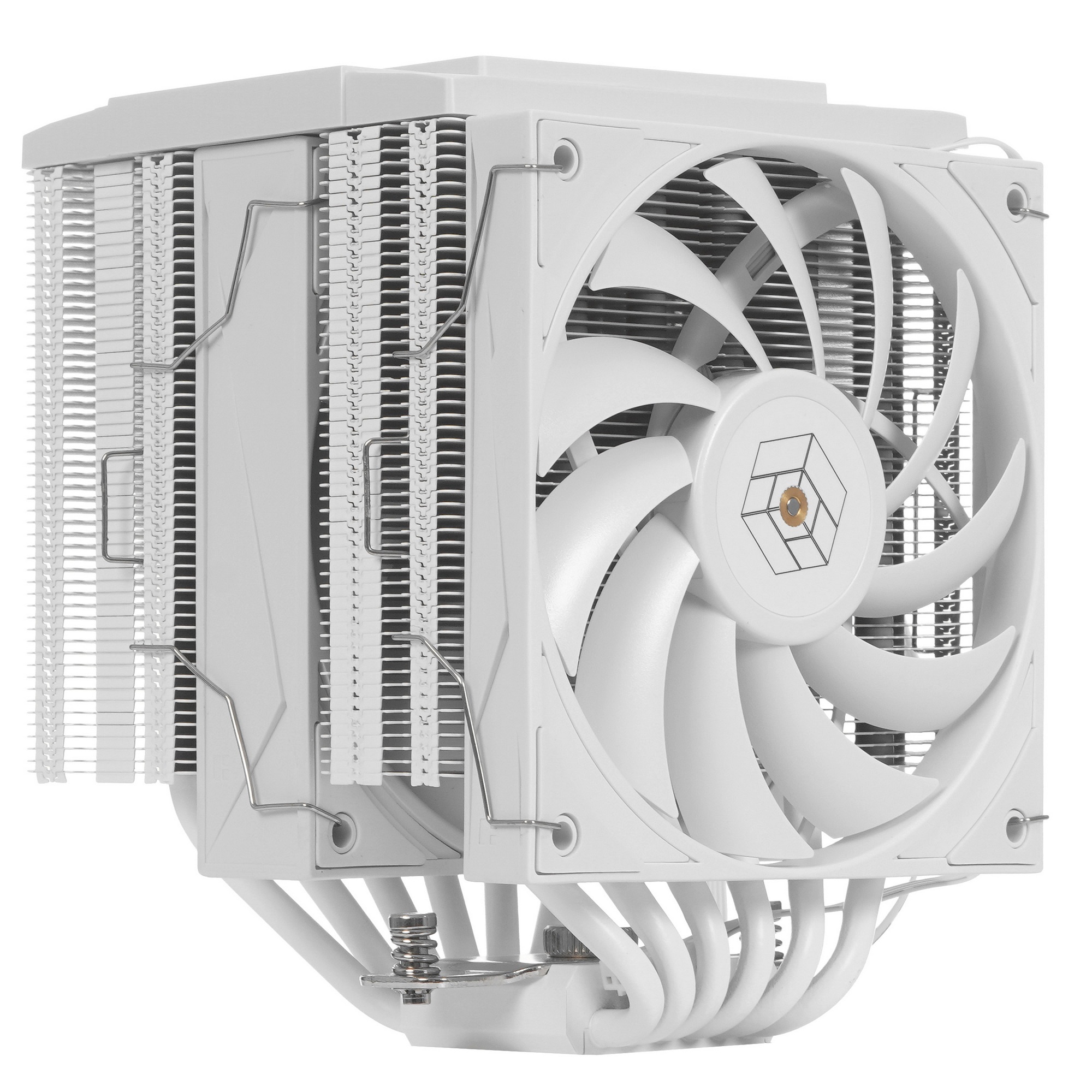 Кулер для процессора Thermalright Royal Knight 120 Digital White (4-pin PWM, LED temp., 162mm, Ni/Cu