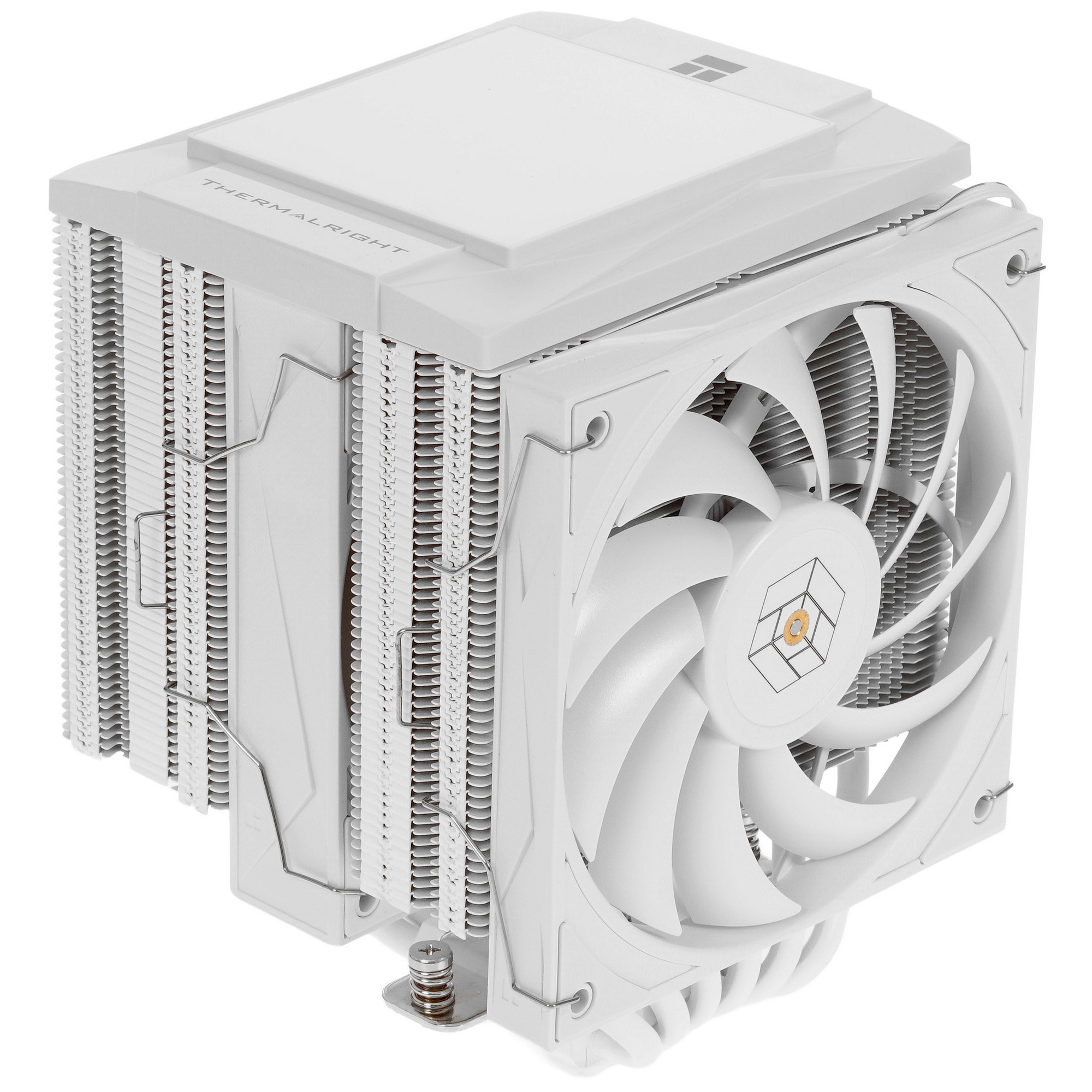 Кулер для процессора Thermalright Royal Knight 120 Digital White (4-pin PWM, LED temp., 162mm, Ni/Cu