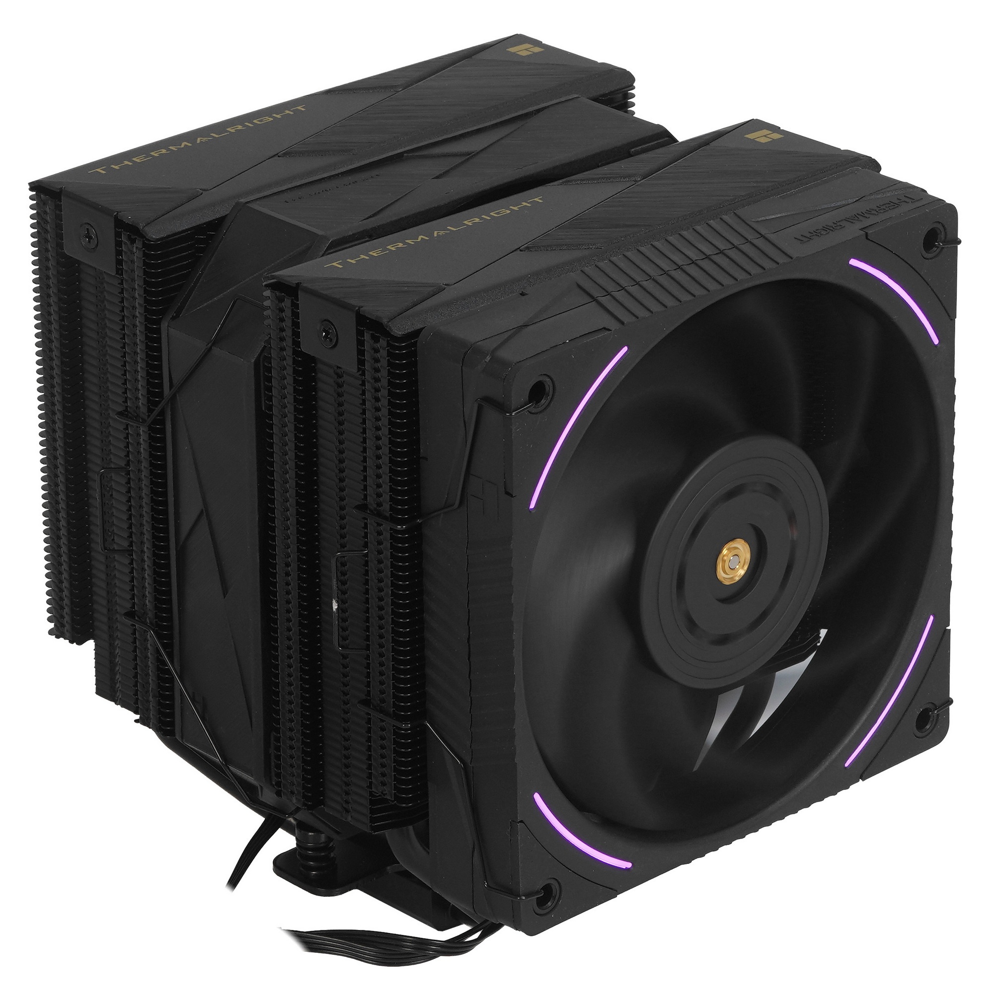 Кулер для процессора Thermalright Royal Pretor 130 Ultra Black (4-pin PWM, 158mm, Ni/Cu, 7x6mm, 1x12