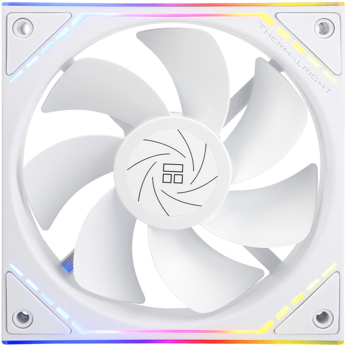 Кулер для корпуса Thermalright TL-S12RW Reverse (120x120x25mm, 4-pin PWM, ARGB, 47.6CFM, 23.2dBA, 15