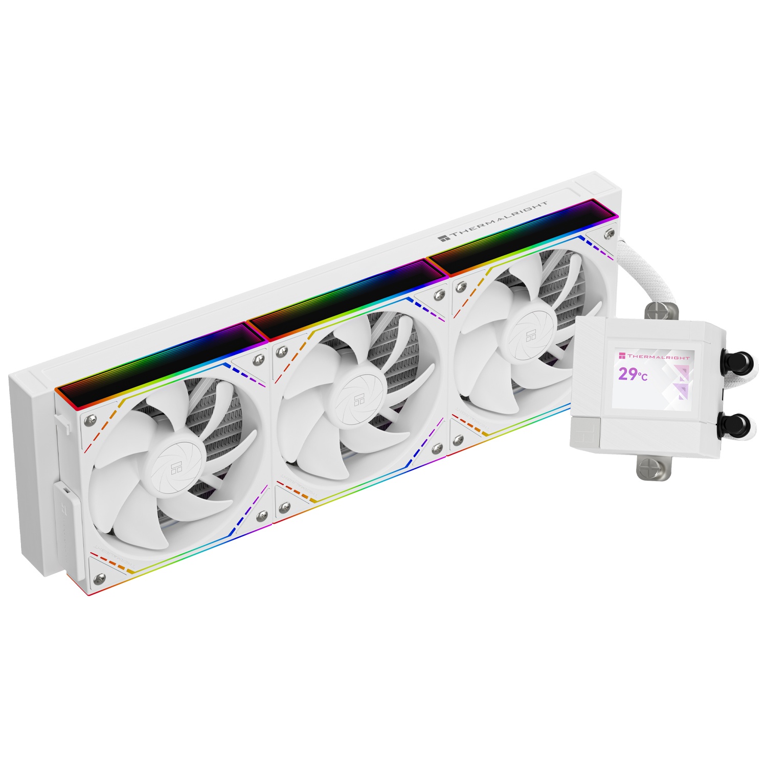 Система жидкостного охлаждения Thermalright Core Matrix 360 Vision (360mm, LED, White, ARGB/ Fans: 3