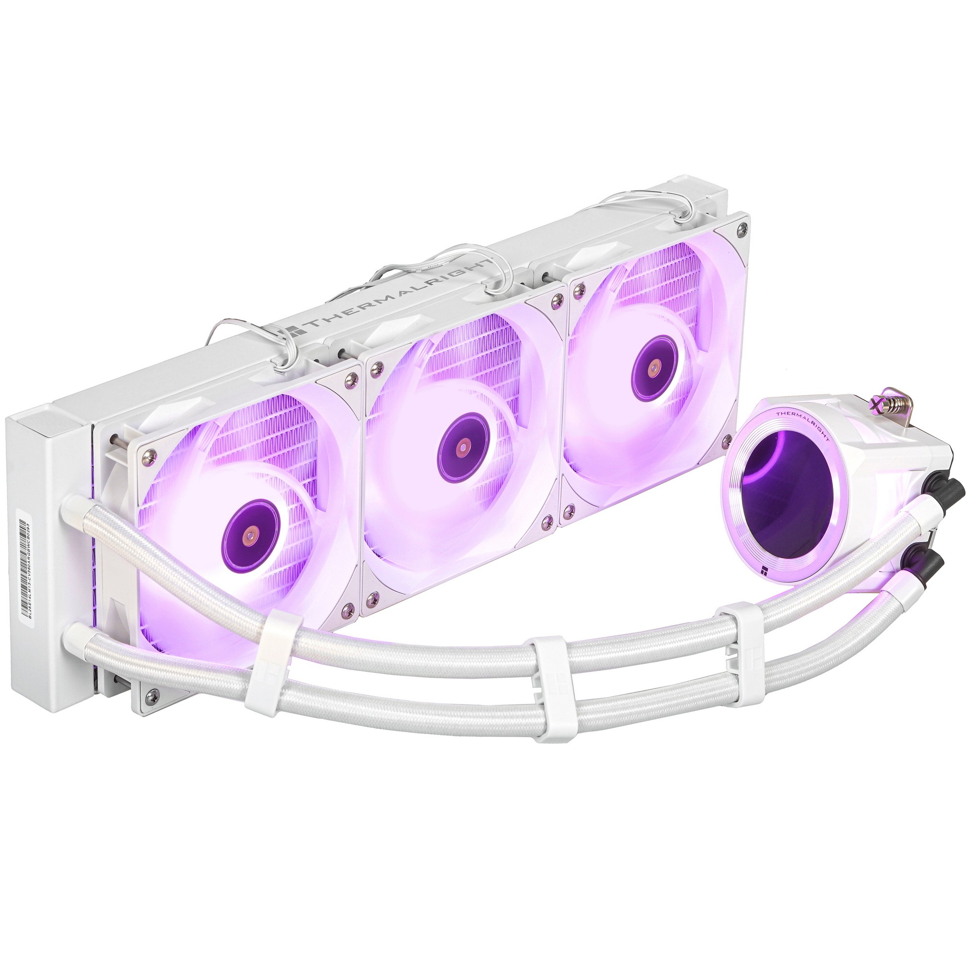 Система жидкостного охлаждения Thermalright Core Vision 360 (360mm, LED, White, ARGB/ Fans: 3x120mm,