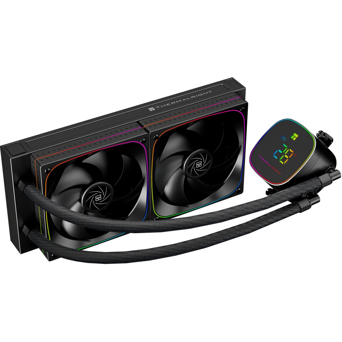 Система жидкостного охлаждения Thermalright Frozen Horizon 240 Digital (240mm, LED temp., Black, ARG