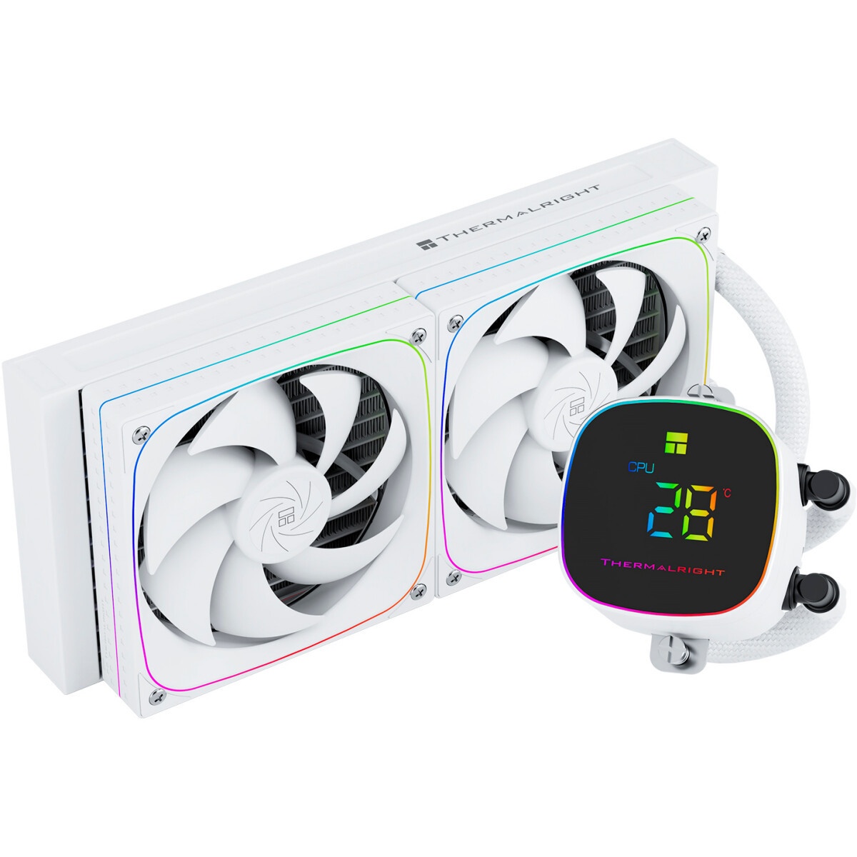 Система жидкостного охлаждения Thermalright Frozen Horizon 240 Digital (240mm, LED temp., Black, ARG