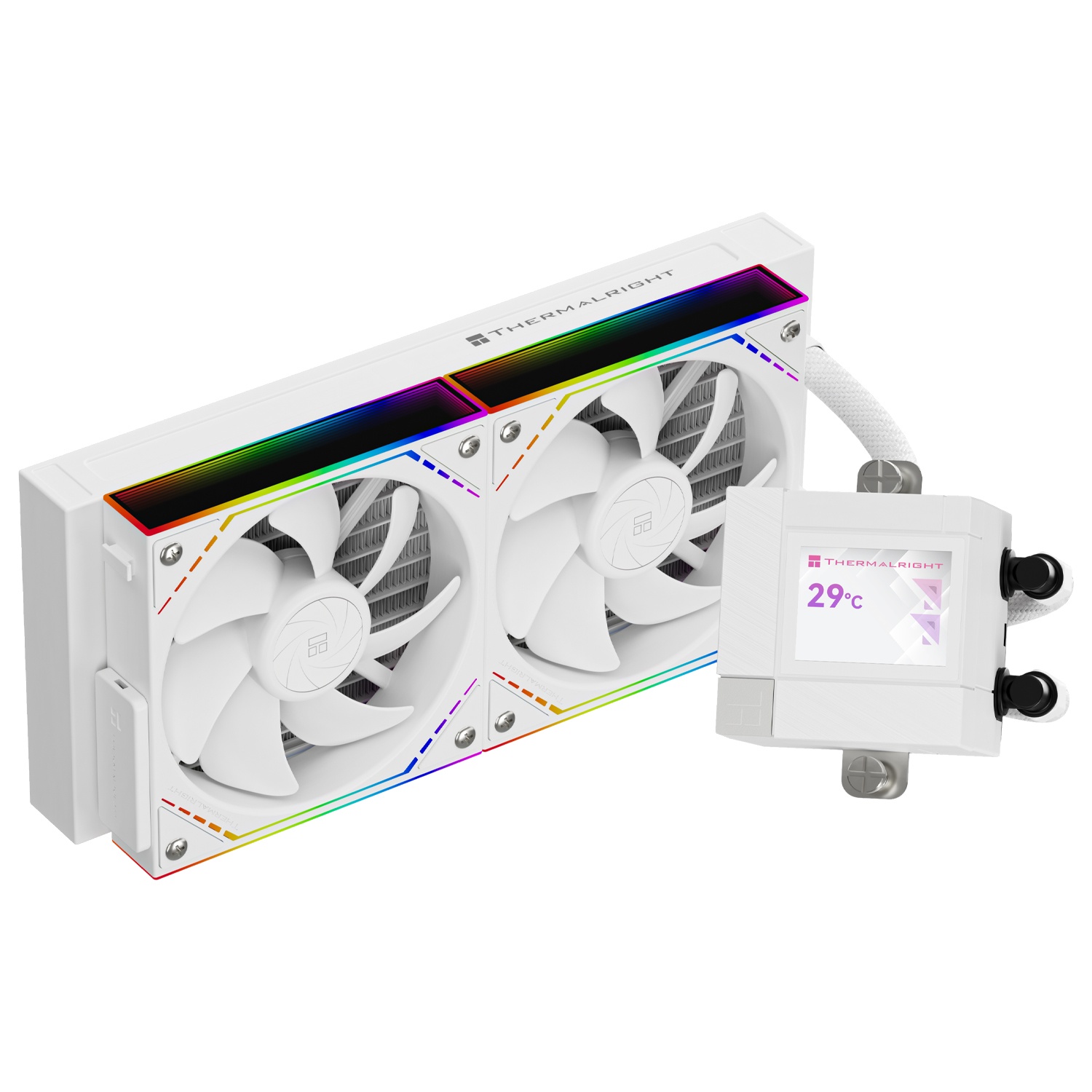 Система жидкостного охлаждения Thermalright Core Matrix 240 Vision (240mm, LED, White, ARGB/ Fans: 2