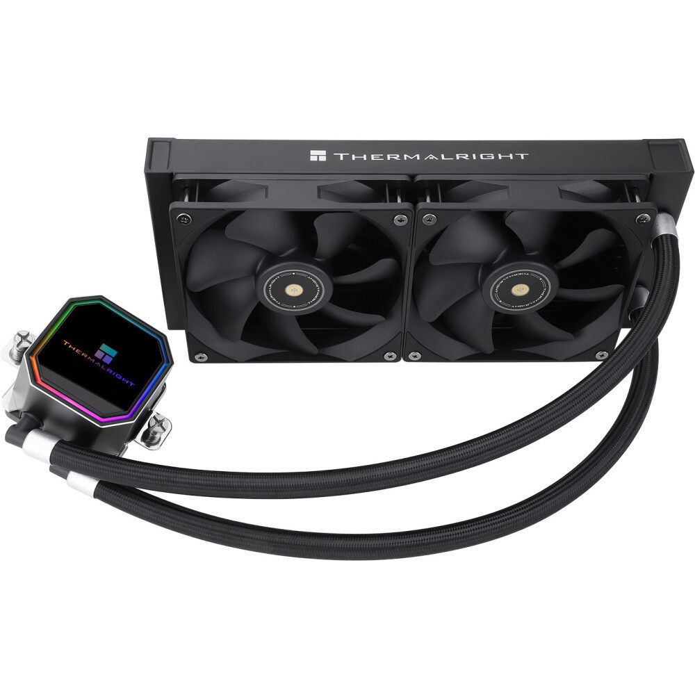 Система жидкостного охлаждения Thermalright Frozen Horizon 240 Digital (240mm, LED temp., White, ARG