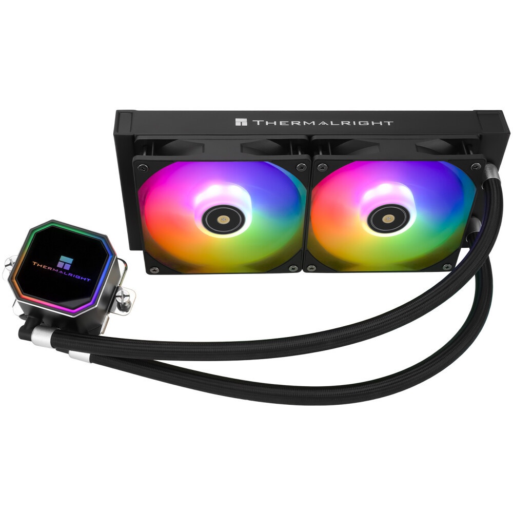 Система жидкостного охлаждения Thermalright Frozen Horizon 240 Digital (240mm, LED temp., White, ARG