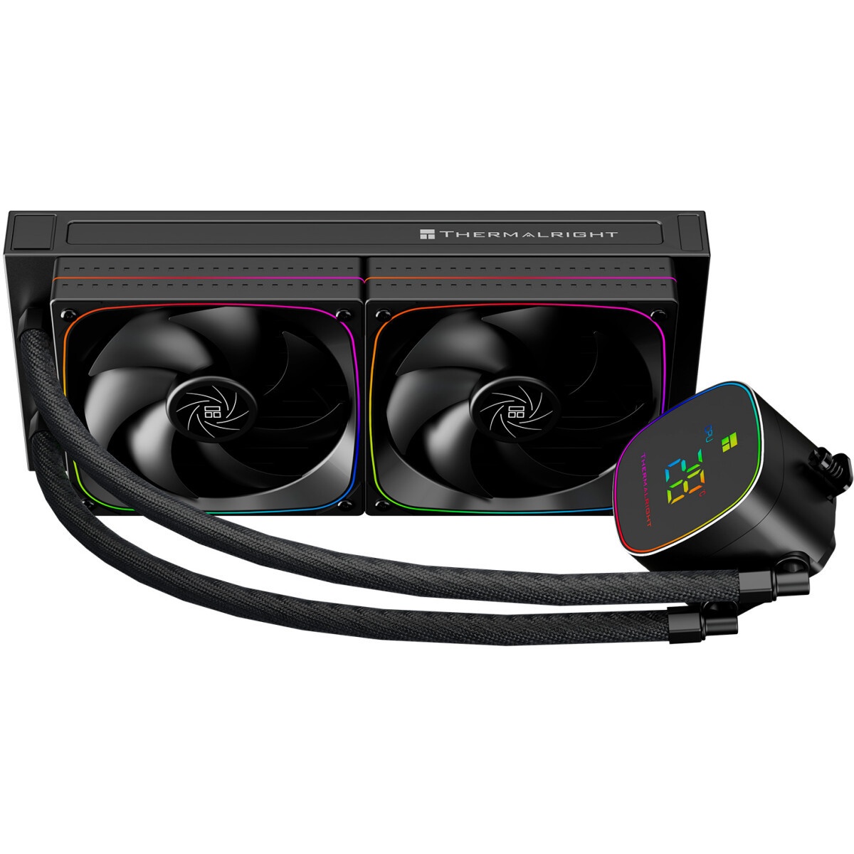 Система жидкостного охлаждения Thermalright Frozen Horizon 240 Digital (240mm, LED temp., White, ARG