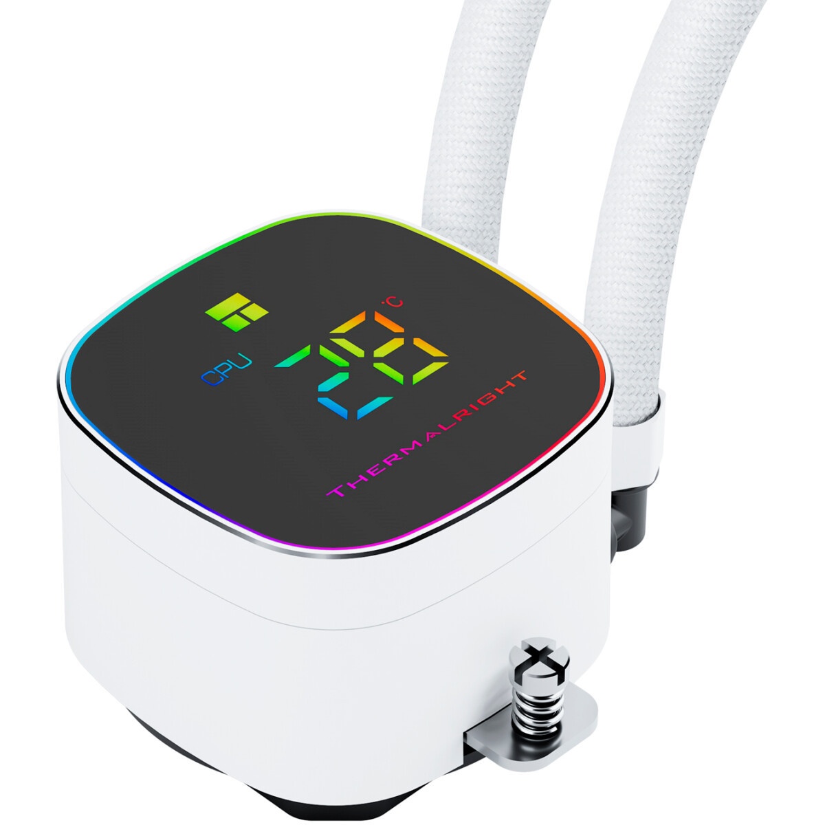 Система жидкостного охлаждения Thermalright Frozen Horizon 240 Digital (240mm, LED temp., White, ARG