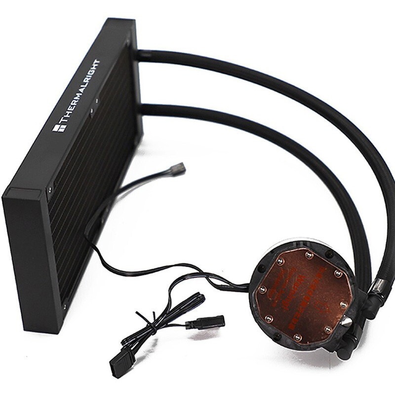 Система жидкостного охлаждения Thermalright Frozen Horizon 240 Digital (240mm, LED temp., White, ARG