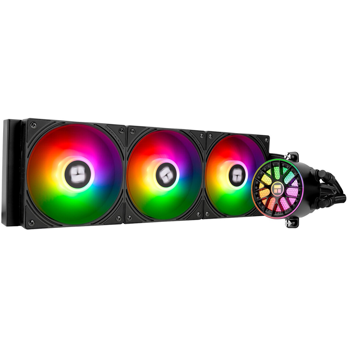 Система жидкостного охлаждения Thermalright Frozen Horizon 360 Digital (360mm, LED temp., Black, ARG