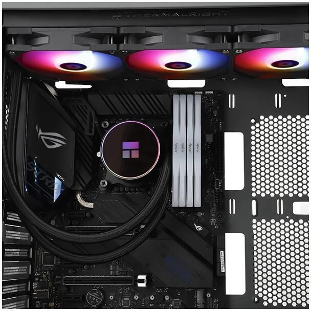 Система жидкостного охлаждения Thermalright Frozen Horizon 360 Digital (360mm, LED temp., White, ARG