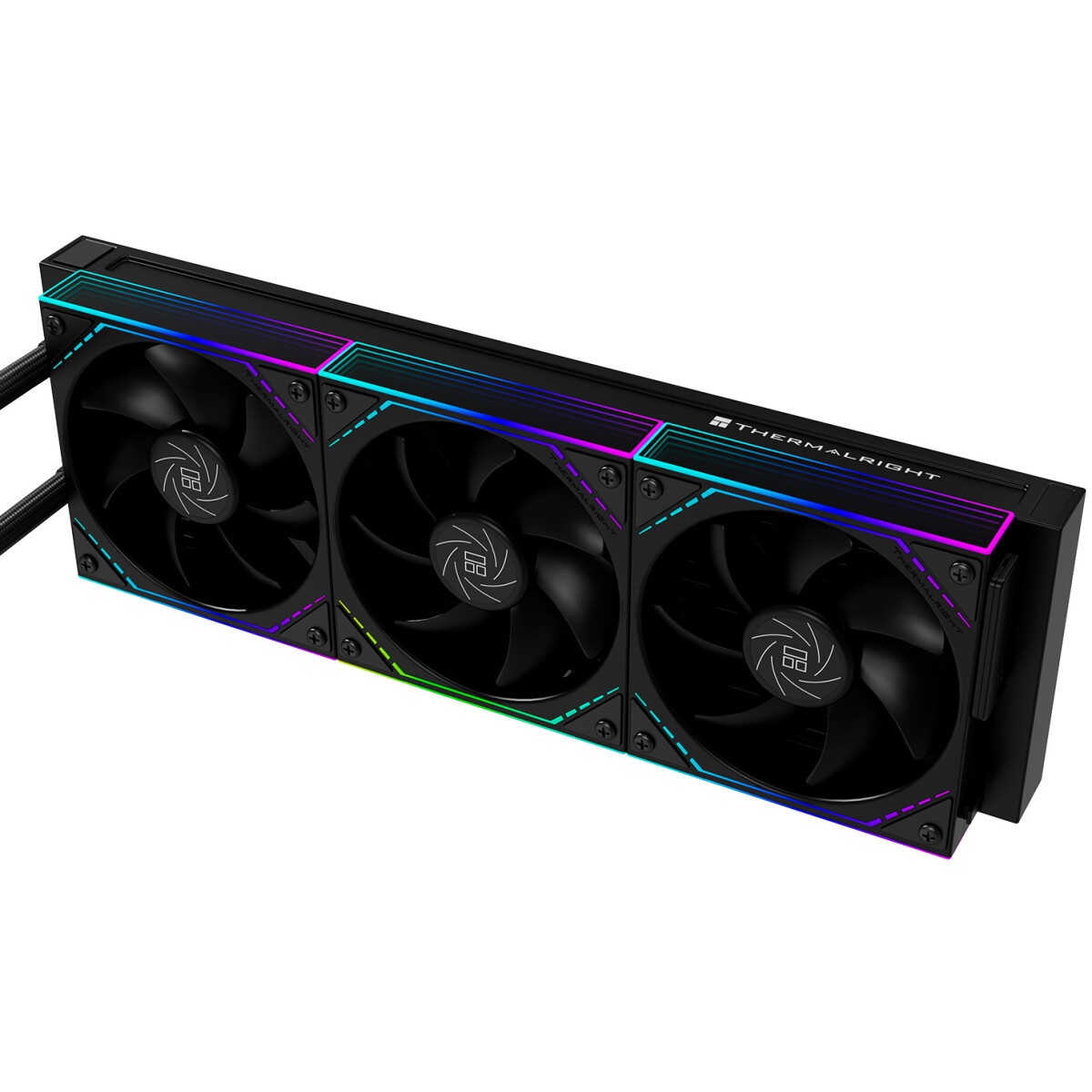 Система жидкостного охлаждения Thermalright Frozen Horizon 360 Digital (360mm, LED temp., White, ARG