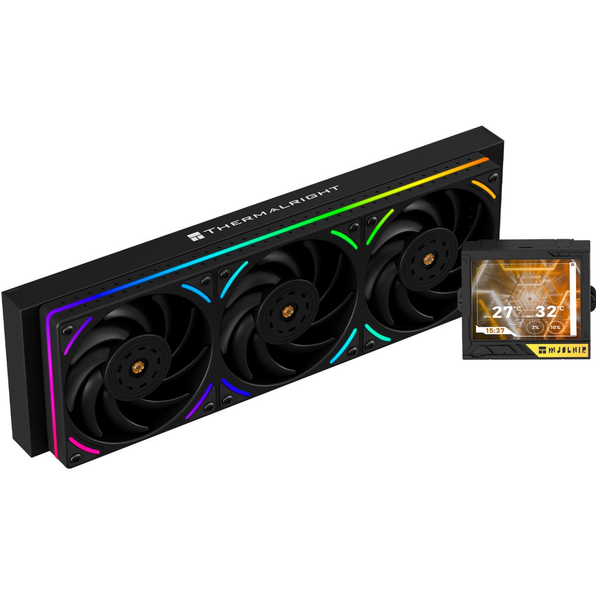 Система жидкостного охлаждения Thermalright Frozen Vision 360 V2 (360mm, LED, Black, ARGB/ Fans: 3x1