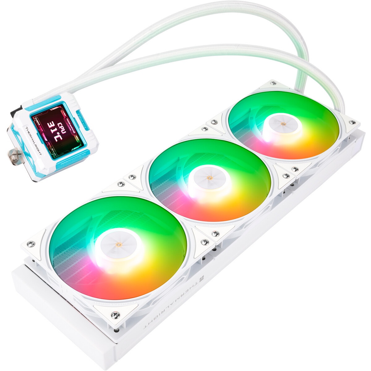 Система жидкостного охлаждения Thermalright Frozen Vision 360 V2 (360mm, LED, Black, ARGB/ Fans: 3x1