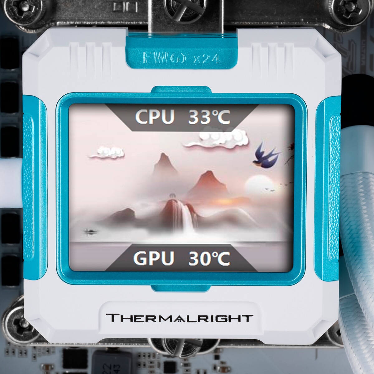 Система жидкостного охлаждения Thermalright Frozen Vision 360 V2 (360mm, LED, Black, ARGB/ Fans: 3x1