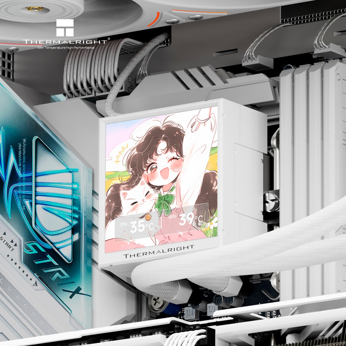 Система жидкостного охлаждения Thermalright Frozen Vision 360 V2 (360mm, LED, Black, ARGB/ Fans: 3x1