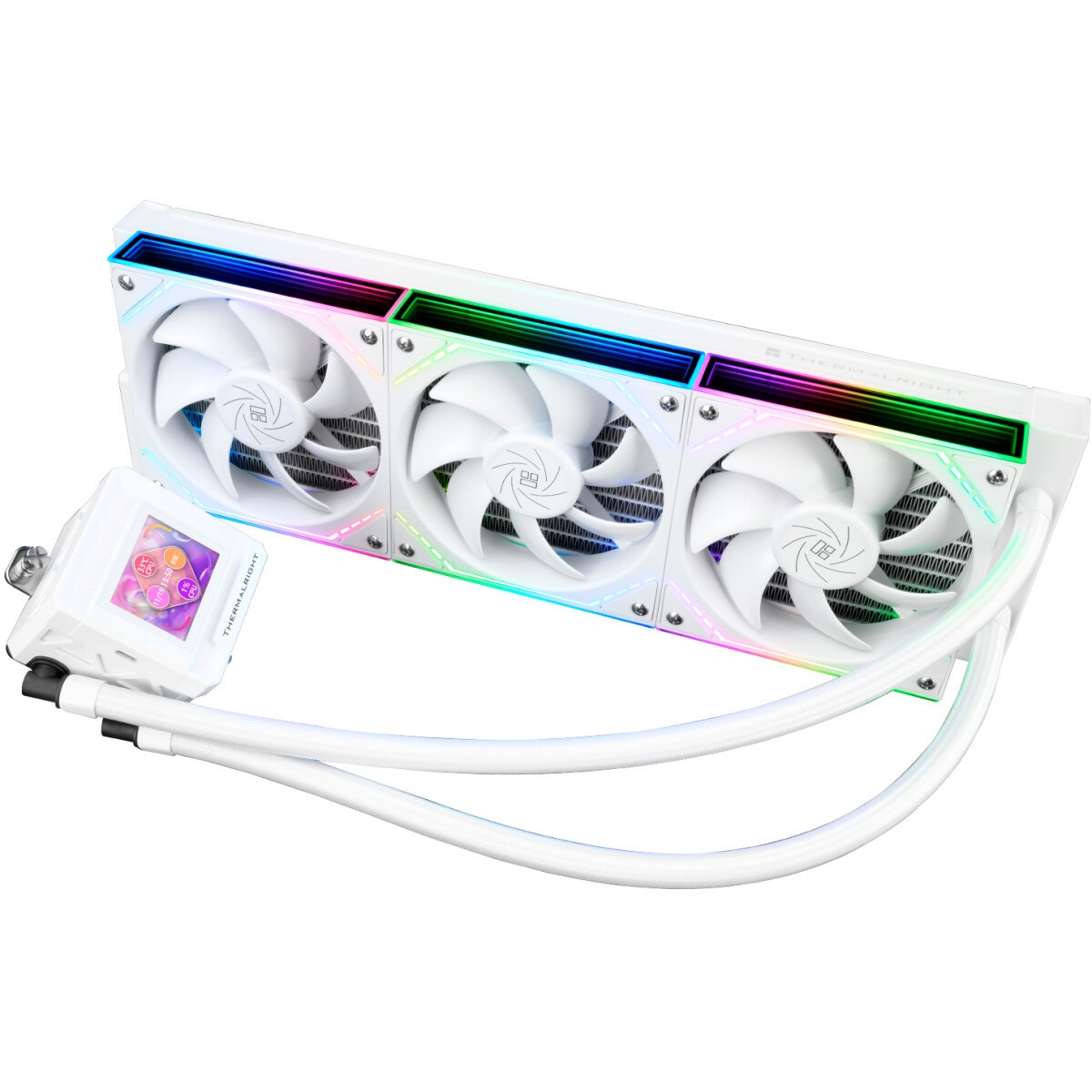 Водяное охлаждение для процессора Thermalright Frozen Warframe SE 360 ARGB V2 (360mm, LED temp., Whi