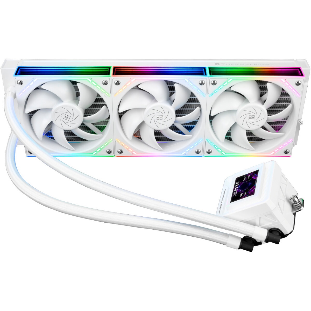 Водяное охлаждение для процессора Thermalright Frozen Warframe SE 360 ARGB V2 (360mm, LED temp., Whi