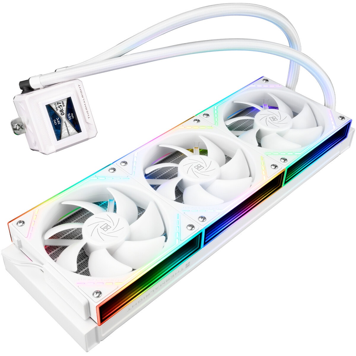Водяное охлаждение для процессора Thermalright Frozen Warframe SE 360 ARGB V2 (360mm, LED temp., Whi