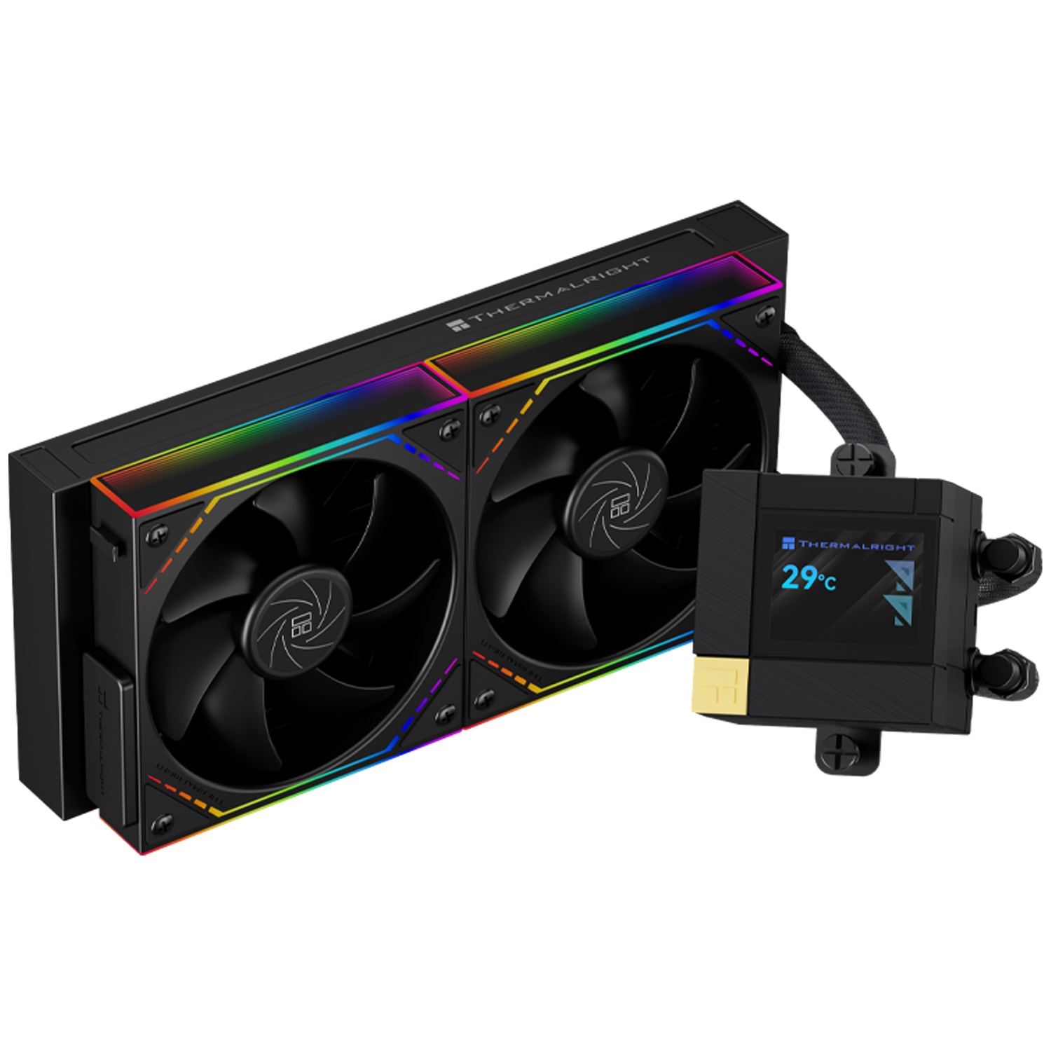 Система жидкостного охлаждения Thermalright Core Matrix 240 Vision (240mm, LED, Black, ARGB/ Fans: 2