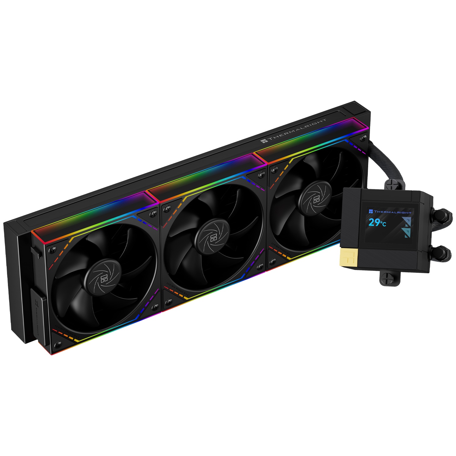 Система жидкостного охлаждения Thermalright Core Matrix 360 Vision (360mm, LED, Black, ARGB/ Fans: 3