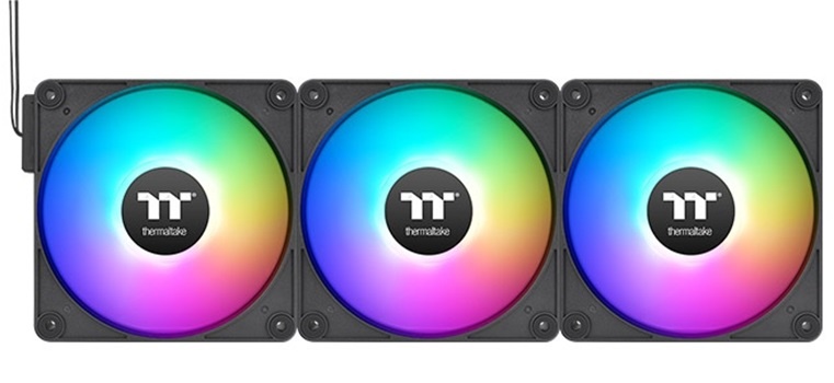 Вентилятор для корпуса Thermaltake CT140 EX Sync ARGB 140х140x25 черный 4-pin 30.7дБ (упак.:3шт) (CL