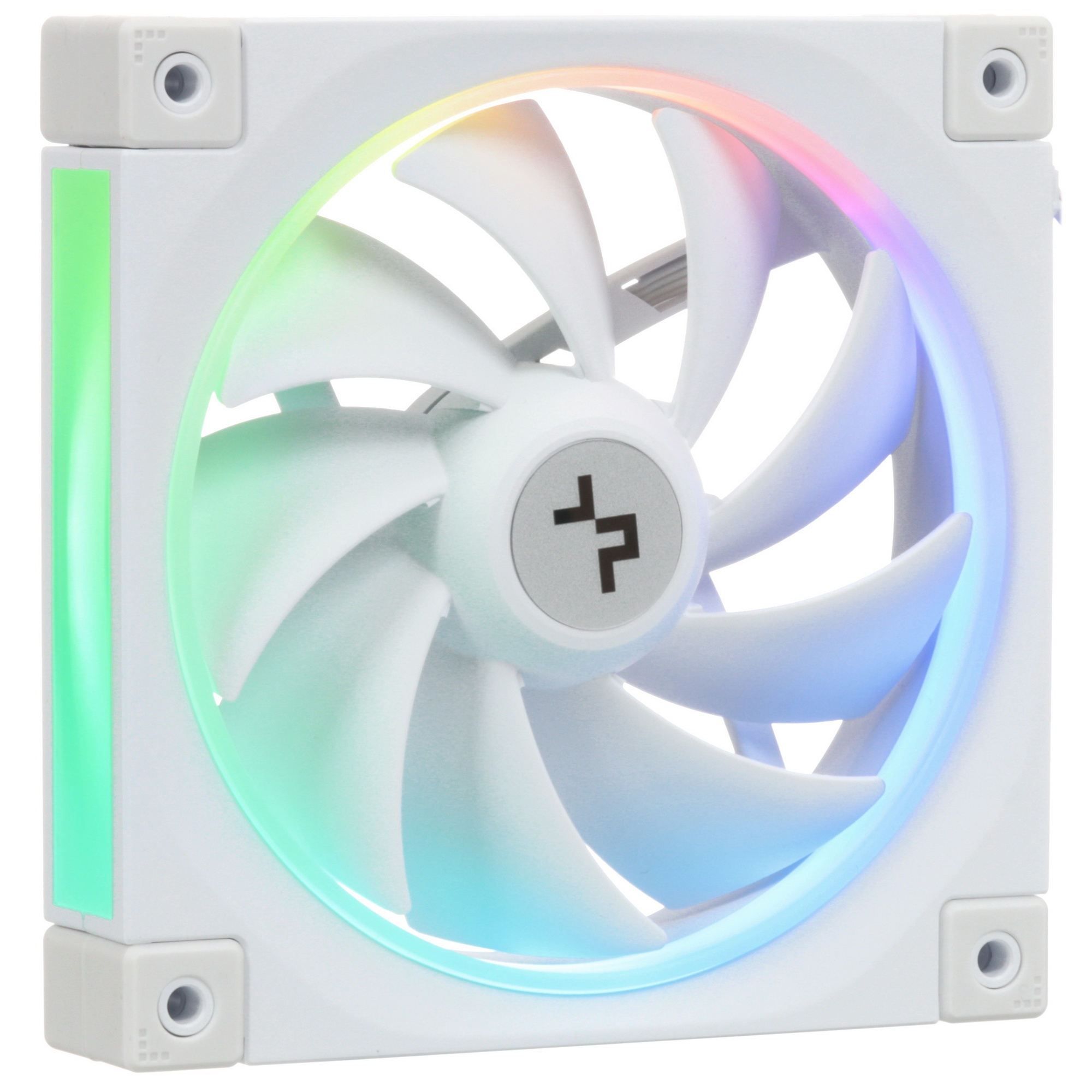 Вентилятор для корпуса DEEPCOOL FL12 WH белый, 120 мм, 2150 об/мин, 32 дБ, 4 pin