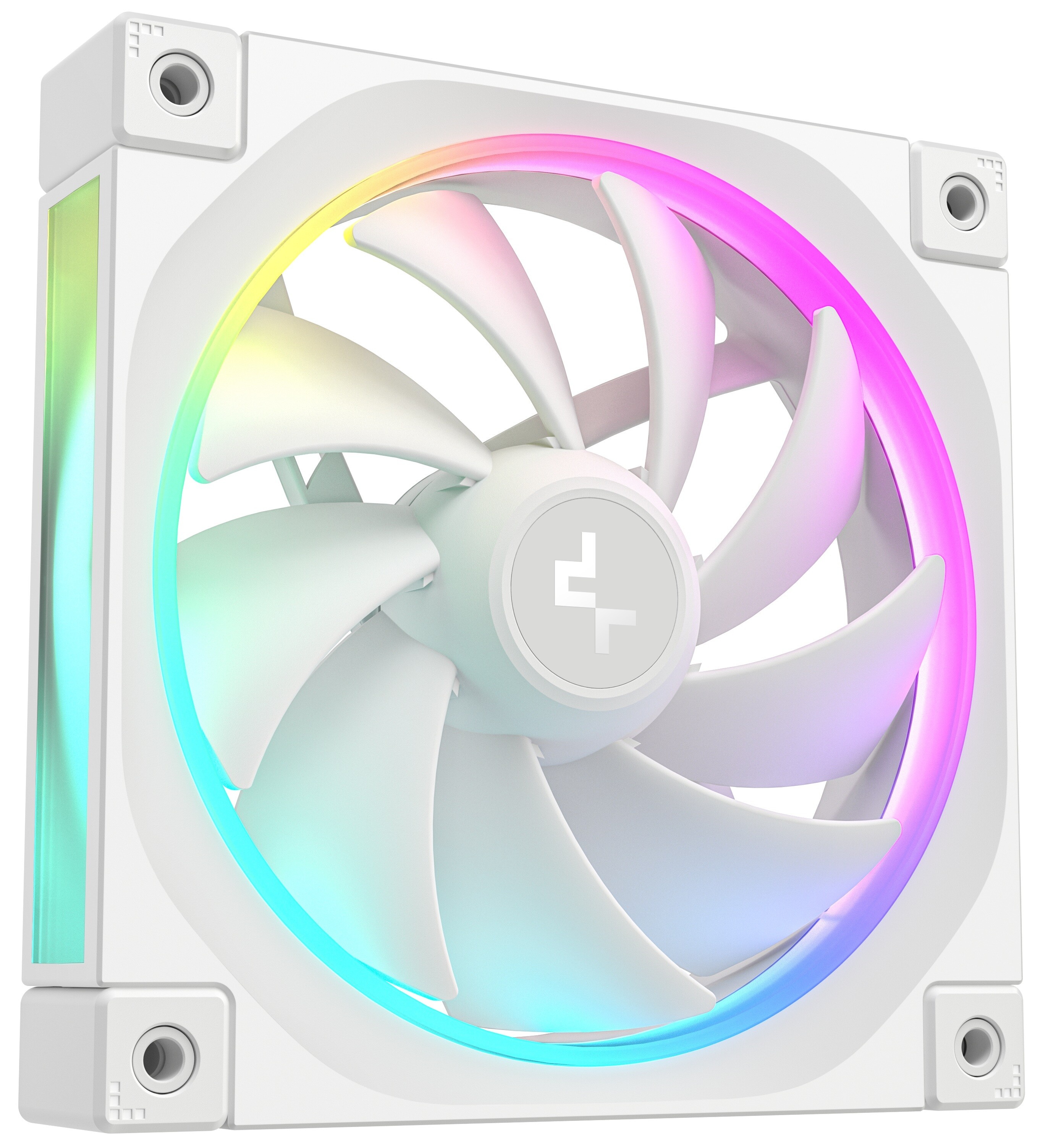 Вентилятор для корпуса DEEPCOOL FL12 WH белый, 120 мм, 2150 об/мин, 32 дБ, 4 pin