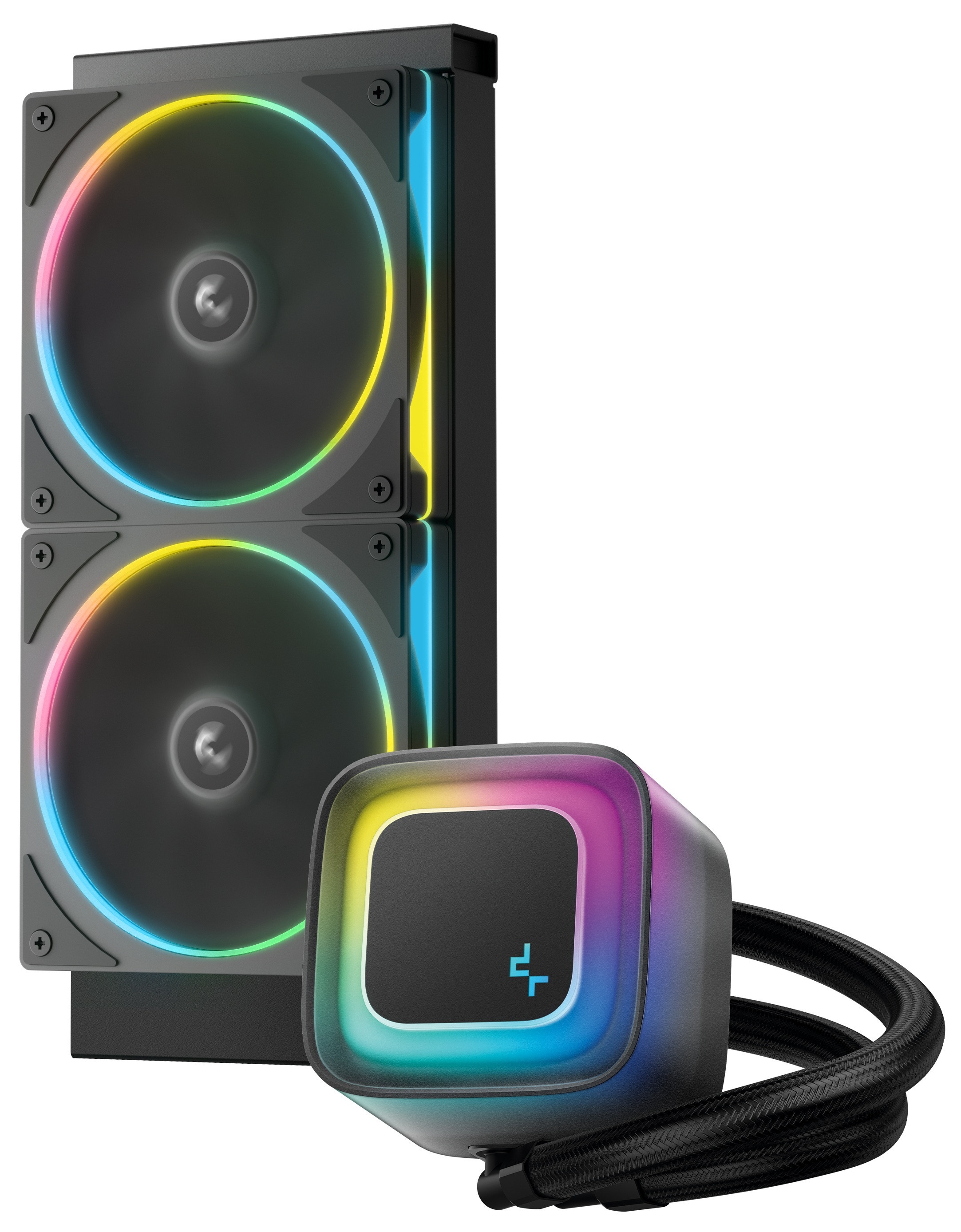 Система водяного охлаждения Deepcool LE240 PRO ARGB Soc-AM5/AM4/1200/1700/1851 черный 4-pin 28.2-33d