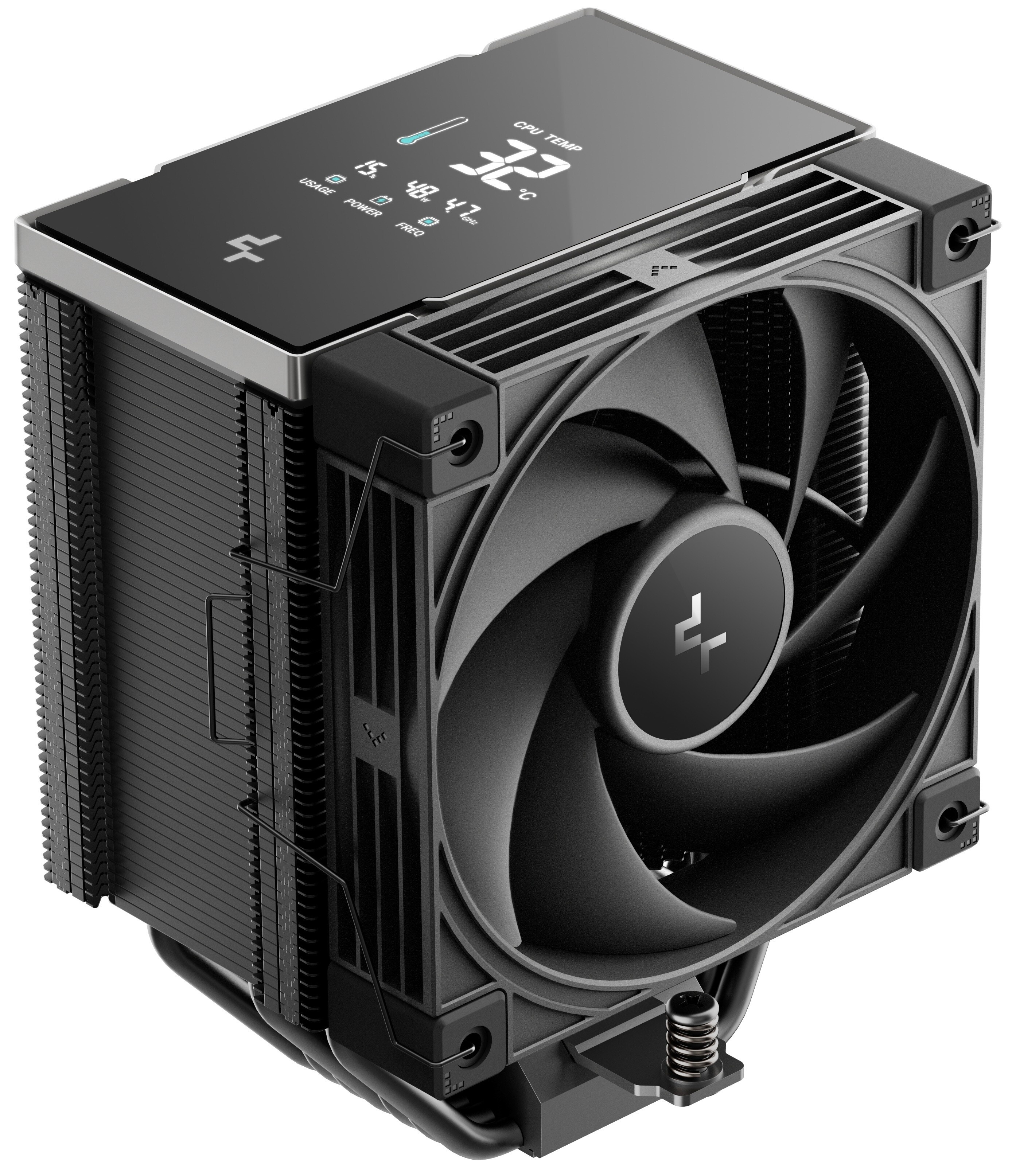Устройство охлаждения(кулер) Deepcool AK700 Digital NYX Soc-AM5/AM4/1200/1700/1851 черный 4-pin 21-3