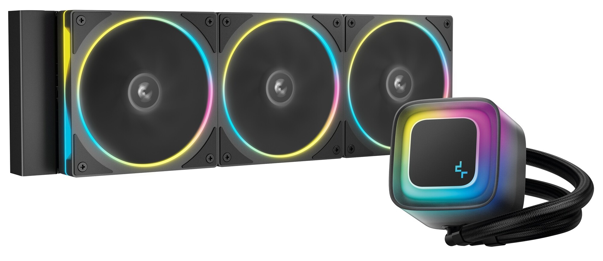 Система водяного охлаждения Deepcool LE360 PRO ARGB Soc-AM5/AM4/1200/1700/1851 черный 4-pin 19-33dB