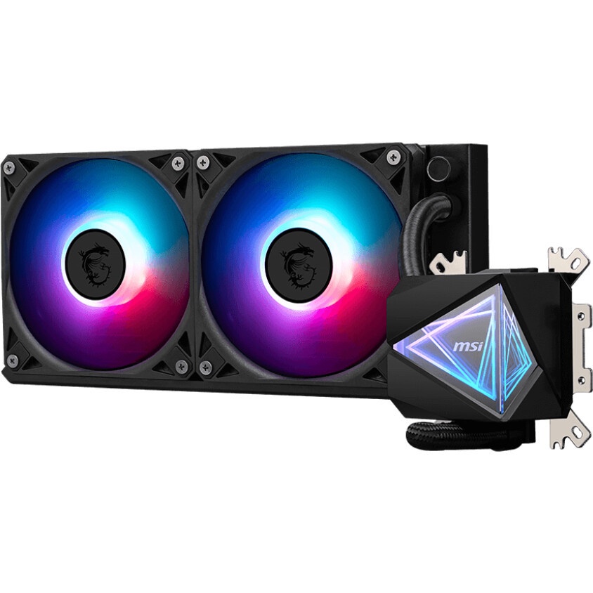 Жидкостная система охлаждения MSI MAG CORELIQUID A13 240 2x ARGB Fan, ARGB Block,