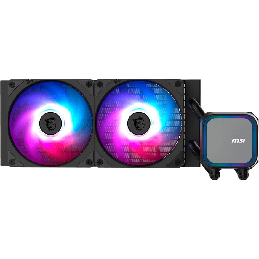 Жидкостная система охлаждения MSI MAG CORELIQUID A13 240 2x ARGB Fan, ARGB Block,