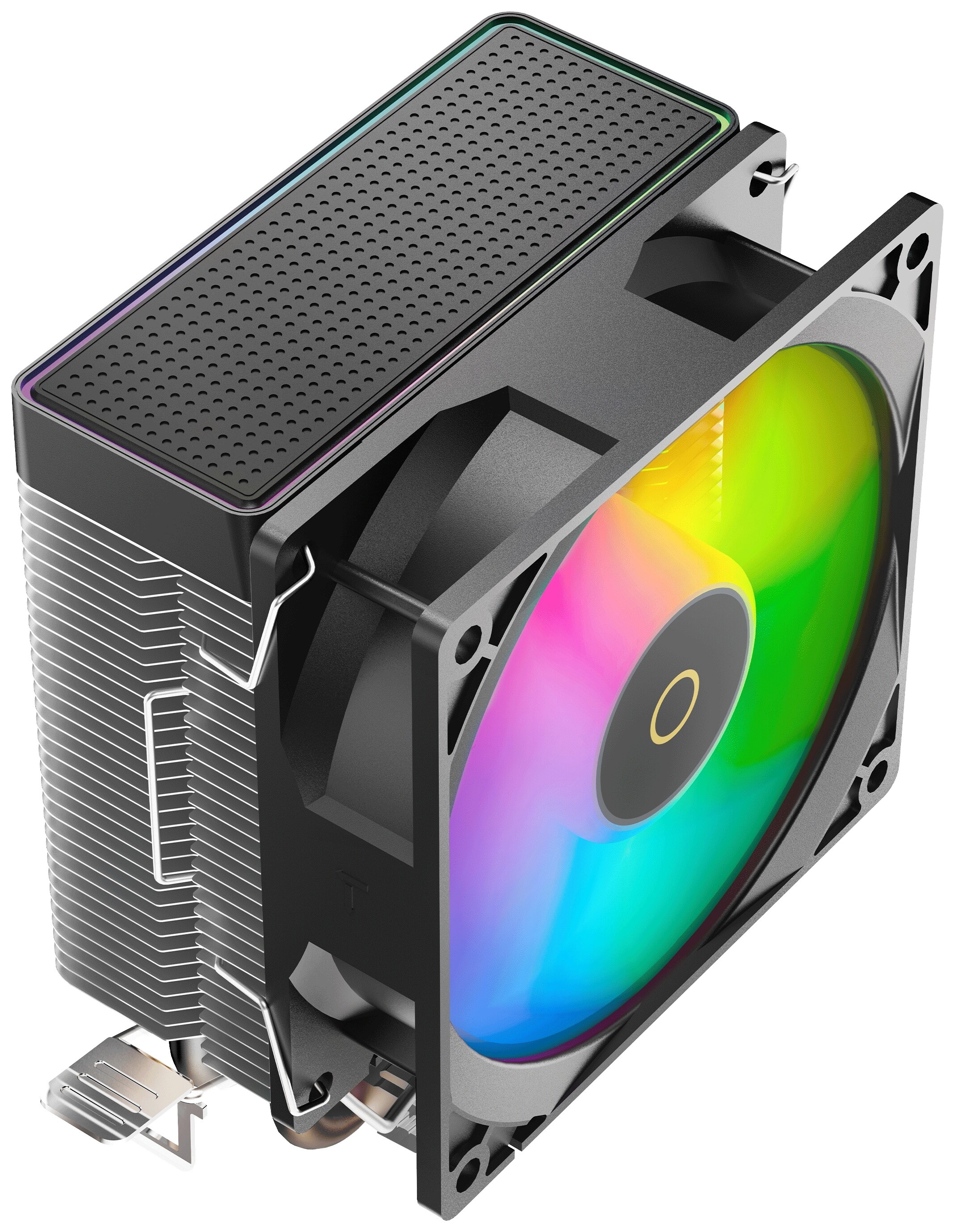 Кулер для процессора Ocypus Gamma A20 BK ARGB, 92mm FARGB FAN, Top FARGB Panel, 2 HEAT PIPES, 3-PIN,