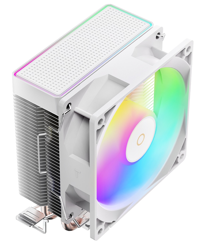 Кулер для процессора Ocypus Gamma A20 WH ARGB, 92mm FARGB FAN, Top FARGB Panel, 2 HEAT PIPES, 3-PIN,