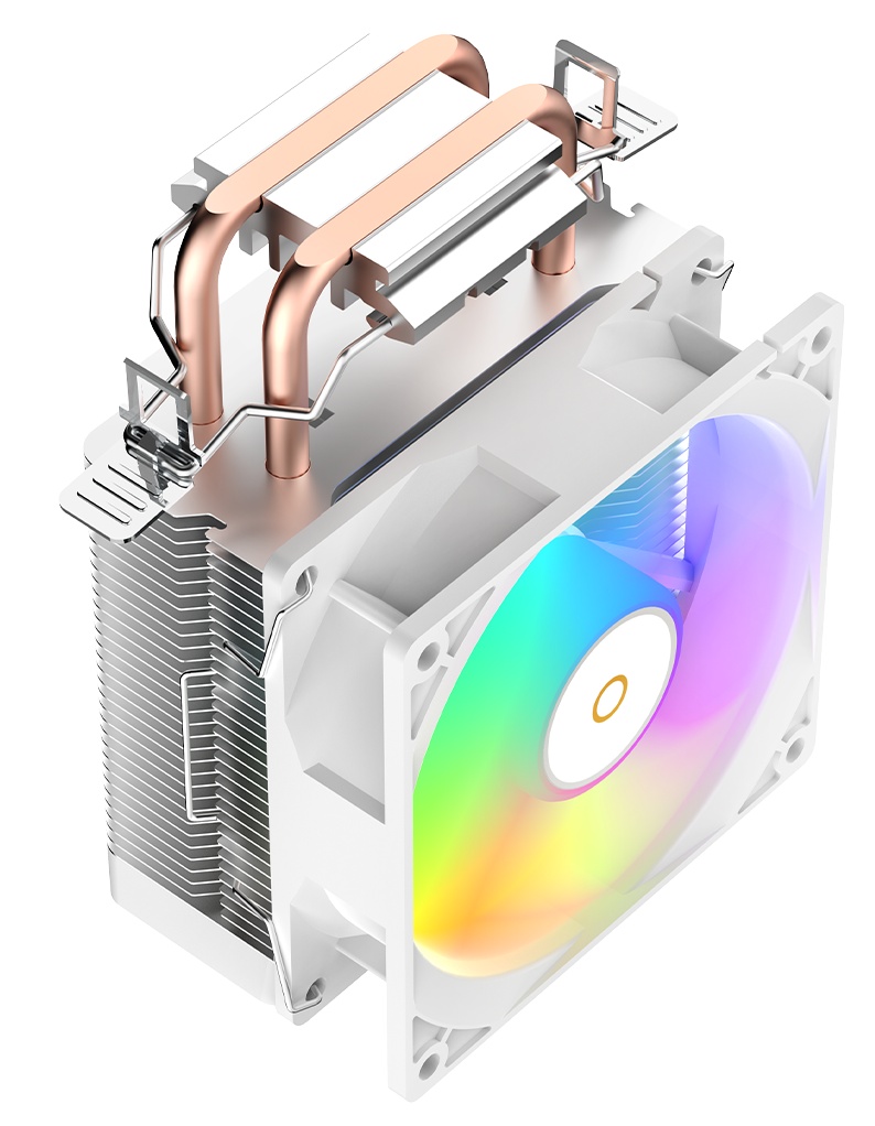 Кулер для процессора Ocypus Gamma A20 WH ARGB, 92mm FARGB FAN, Top FARGB Panel, 2 HEAT PIPES, 3-PIN,