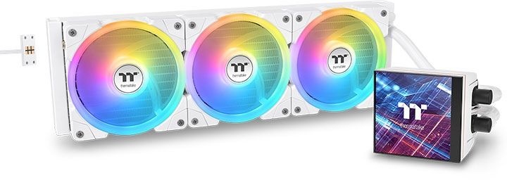 Система жидкостного охлаждения Thermaltake MAGFloe 420 Ultra Snow ARGB Soc-AM5/AM4/1200/1700/1851 бе