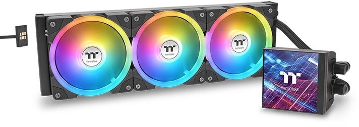 Система жидкостного  охлаждения Thermaltake MAGFloe 420 Ultra ARGB Soc-AM5/AM4/1200/1700/1851 черный
