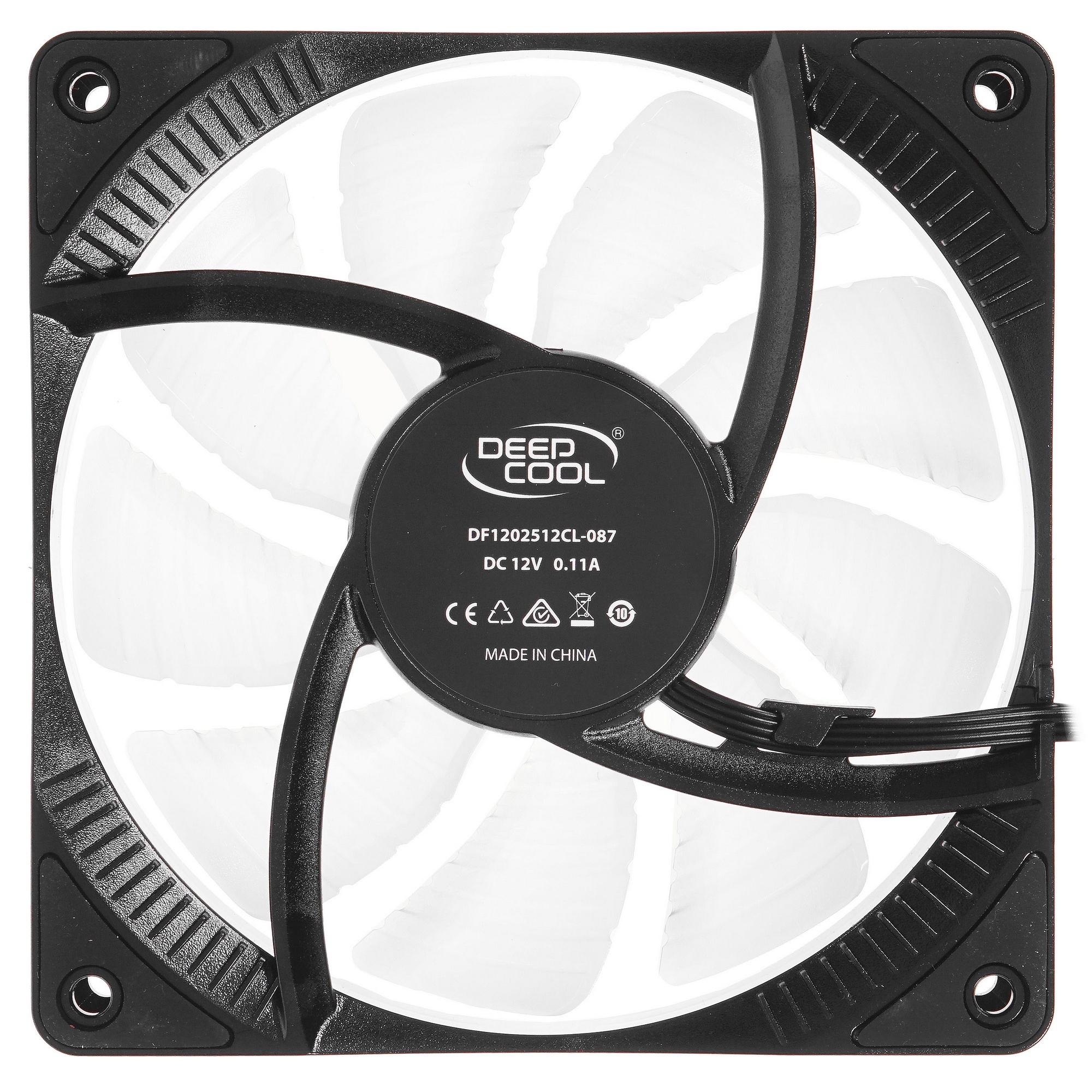 Вентилятор для корпуса DEEPCOOL RF120 RGB 120x120x25мм (32шт./кор, PWM, пит. от мат.платы и БП, RGB