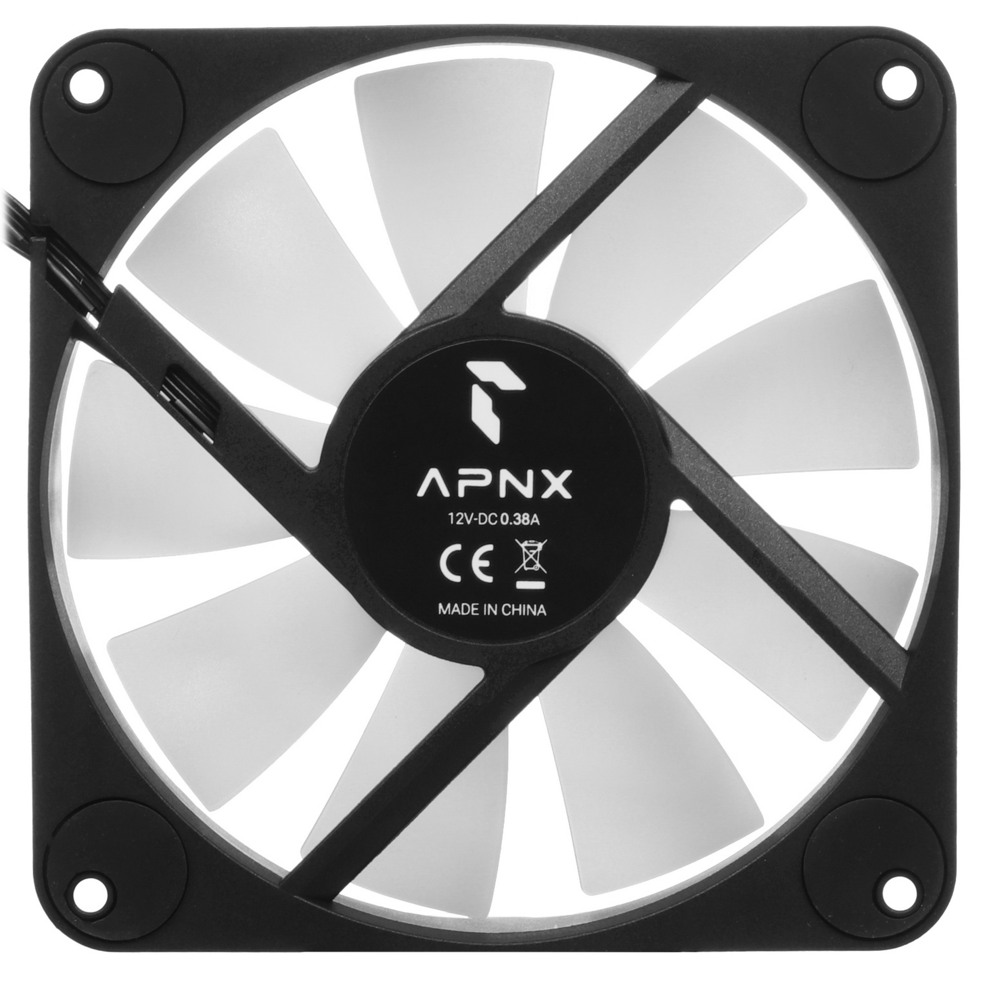 Вентилятор для корпуса Aerocool / Formula APNX FP1-120 PWM ARGB черный, 120 мм, 1600 об/мин, 33 дБ,