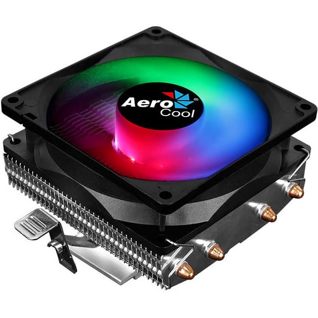 Кулер ExeGate Wizard EXX200-PWM.RGB (Al+Cu, 2 тепл.трубки, LGA775/1150/1151/1155/1156/1200/1700/1851