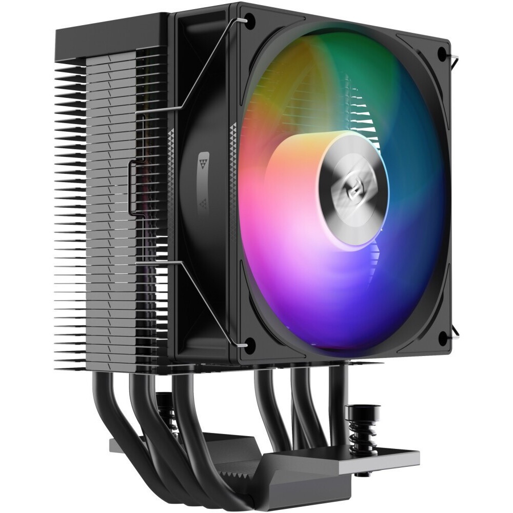 Кулер ExeGate Wizard EXX200-PWM.RGB (Al+Cu, 2 тепл.трубки, LGA775/1150/1151/1155/1156/1200/1700/1851