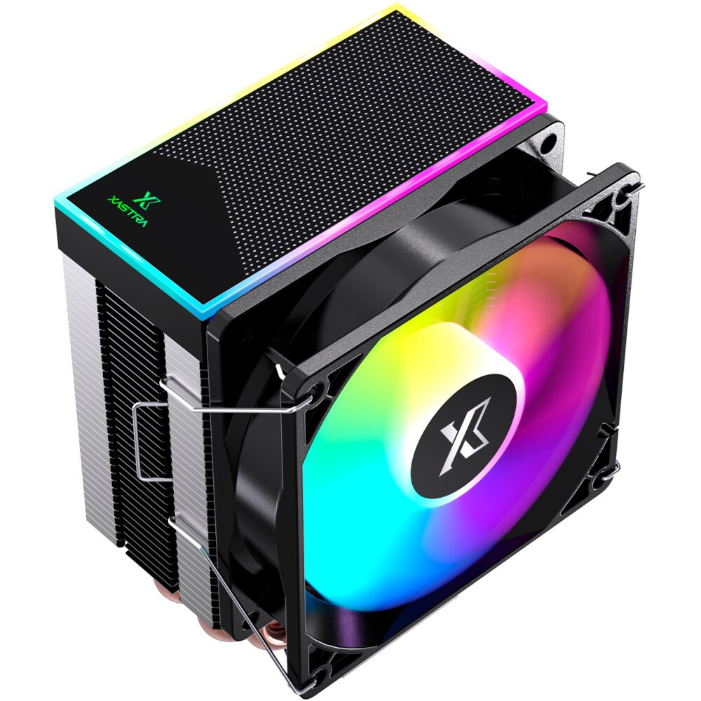 Кулер ExeGate Wizard EXX200-PWM.RGB (Al+Cu, 2 тепл.трубки, LGA775/1150/1151/1155/1156/1200/1700/1851