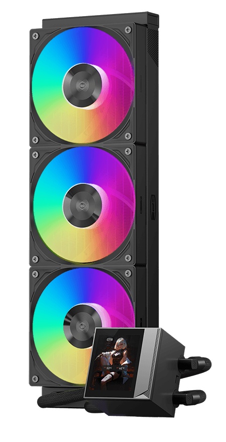 Система жидкостного охлаждения для процессора PCCooler DC360 Pro ARGB Display BK черный (DC360Pro-BK