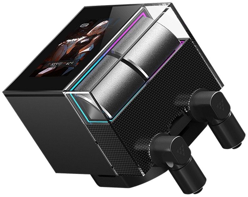 Система жидкостного охлаждения PcCooler DS360 Display ARGB Soc-AM5/AM4/1200/1700/1851 черный 4-pin 3