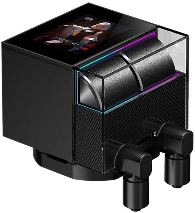 Система жидкостного охлаждения PcCooler DS360 Display ARGB Soc-AM5/AM4/1200/1700/1851 черный 4-pin 3
