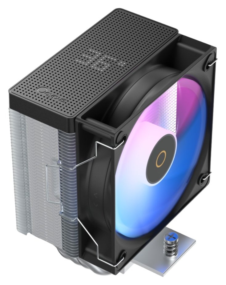 Кулер для процессора Ocypus Gamma A40 BK ARGB Digital, 100мм ARGB FAN, Top Display Panel, 4 HEAT PIP