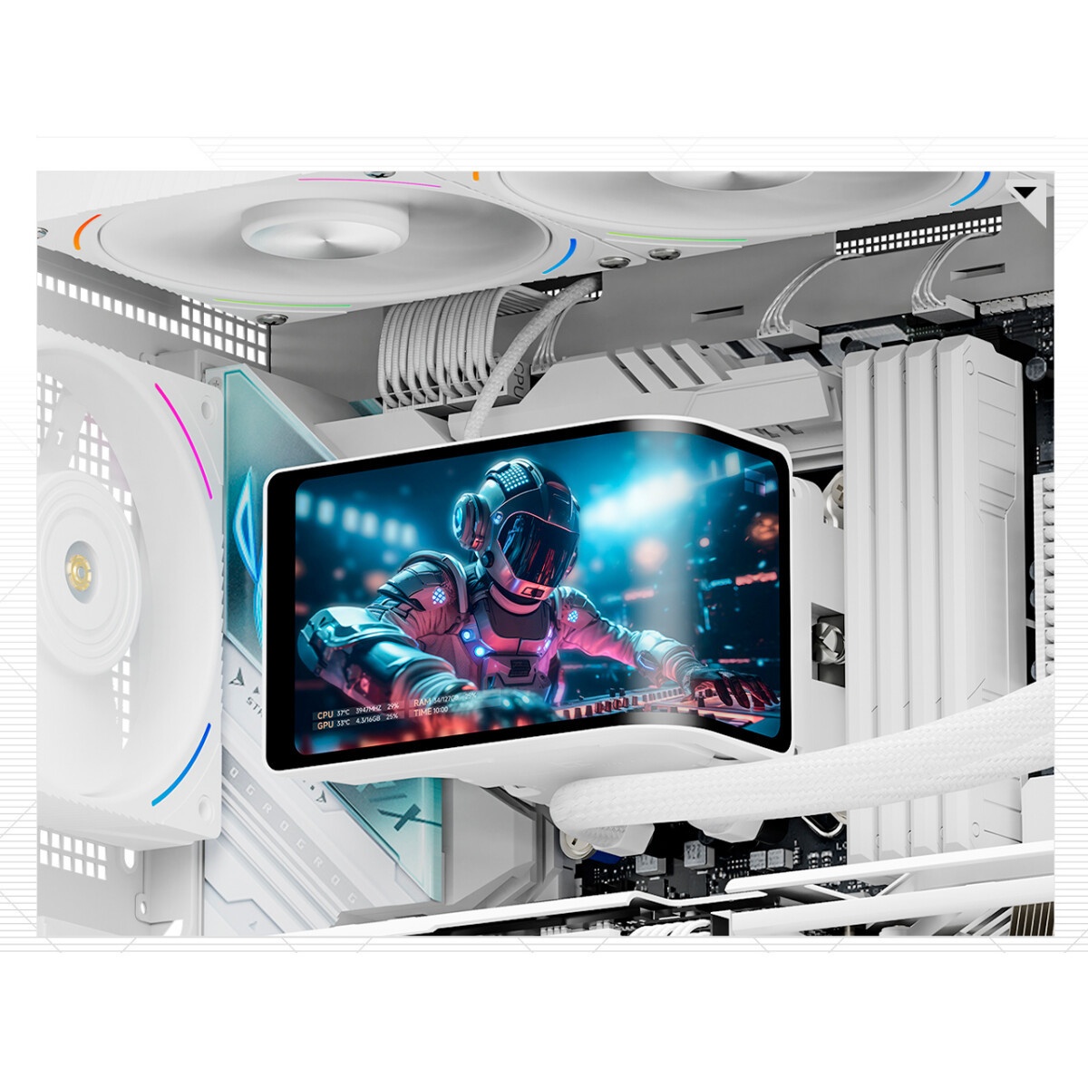 Система жидкостного охлаждения/ Water Cooling System MSI MPG CORELIQUID P13 360 (300W, 360mm, LED, W
